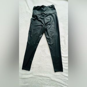 Faux leather leggings, size medium